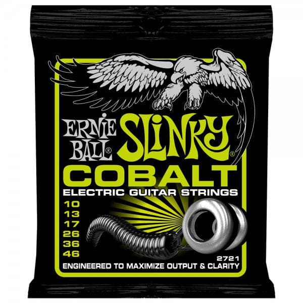 Ernie Ball Cobalt Regular Slinky Electric Guitar Strings 10 46