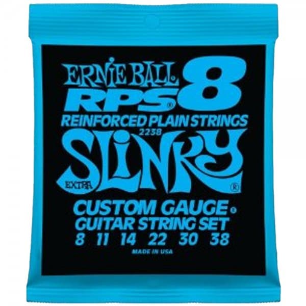 Ernie Ball RPS Extra Slinky Electric Guitar Strings 8 38