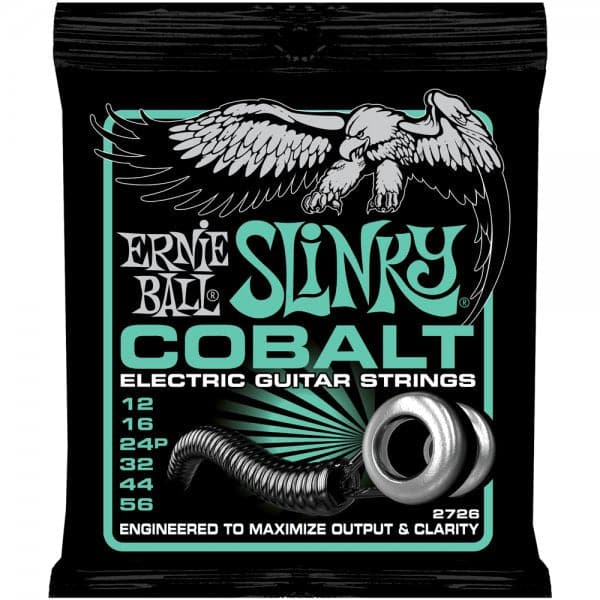 Ernie Ball Cobalt Not Even Slinky Electric Guitar Strings 12 56