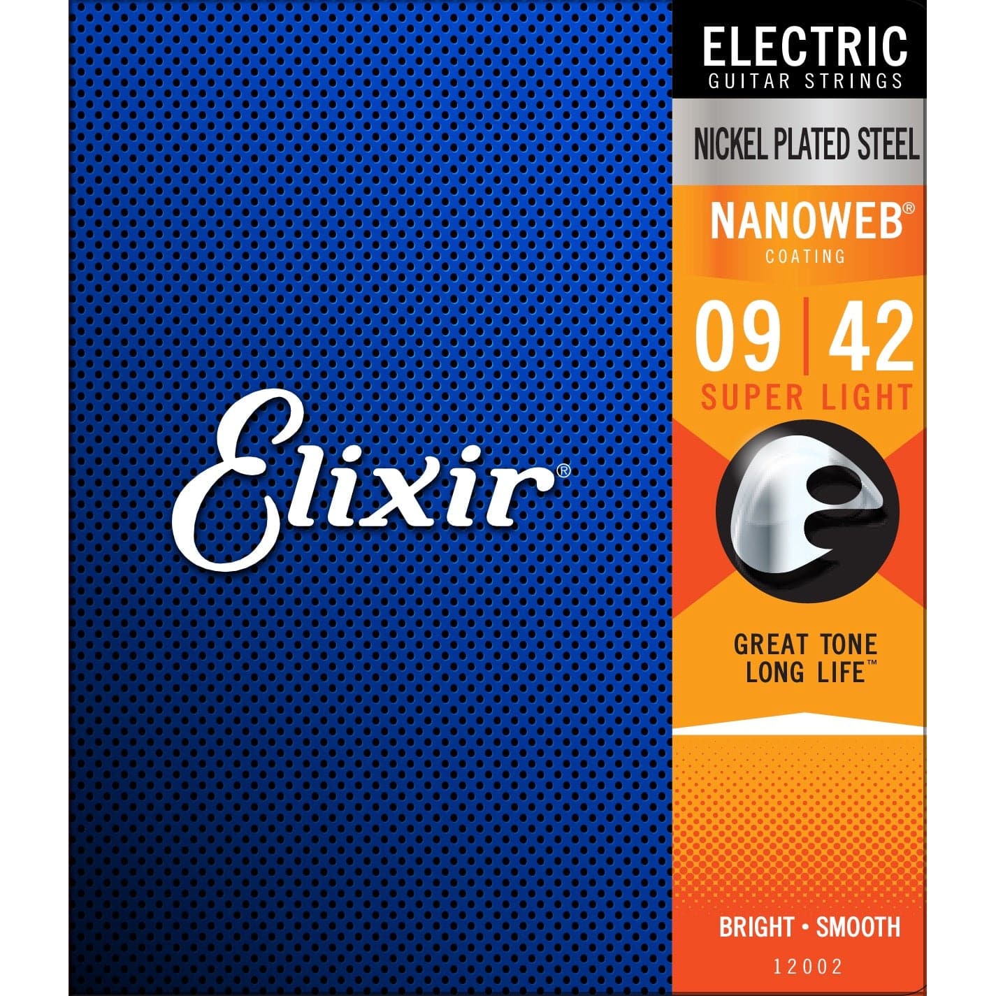 Elixir 12002 Nanoweb Coated Electric Guitar Strings Super Light 9