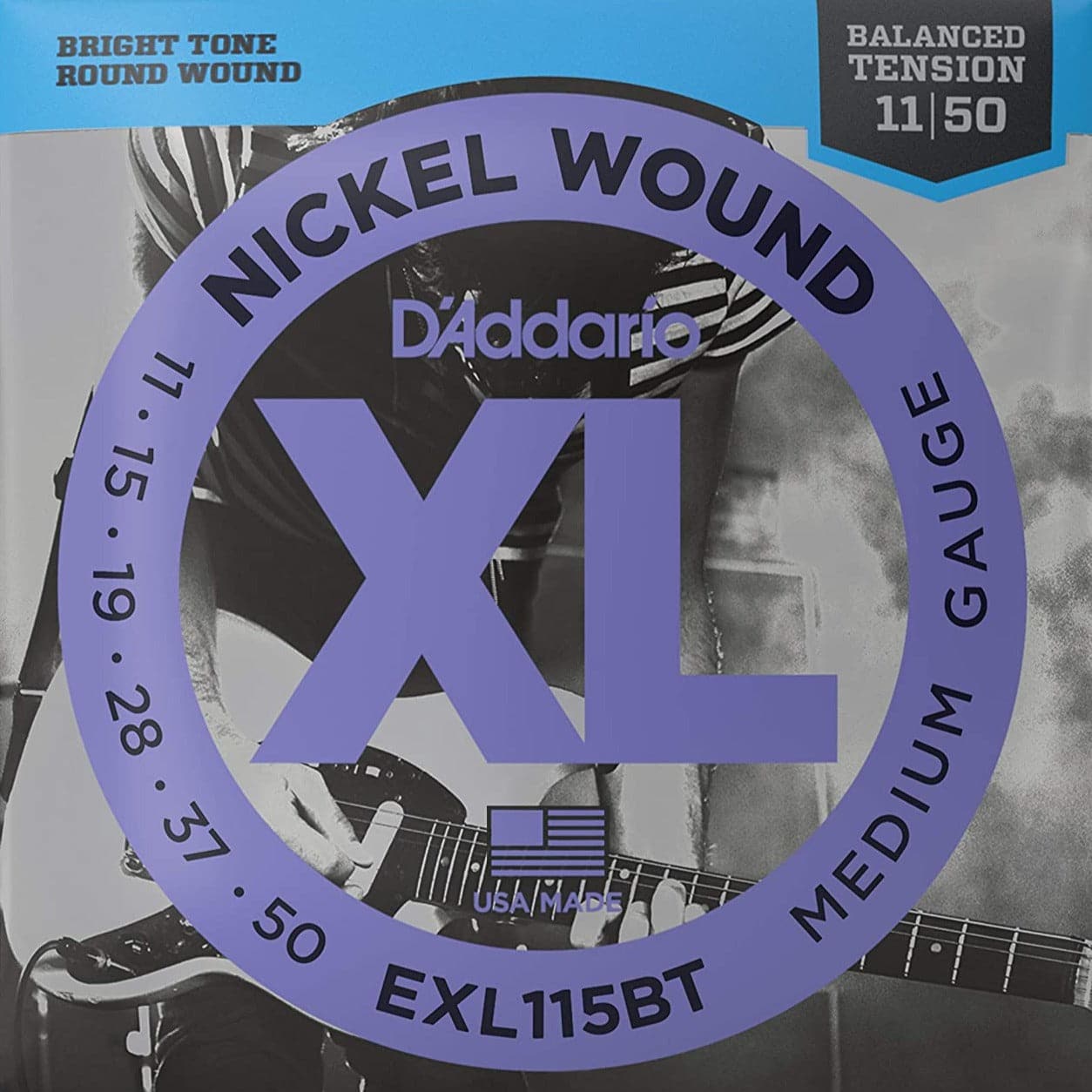 D Addario Strings EXL115BT XL Balanced Tension Electric Guitar