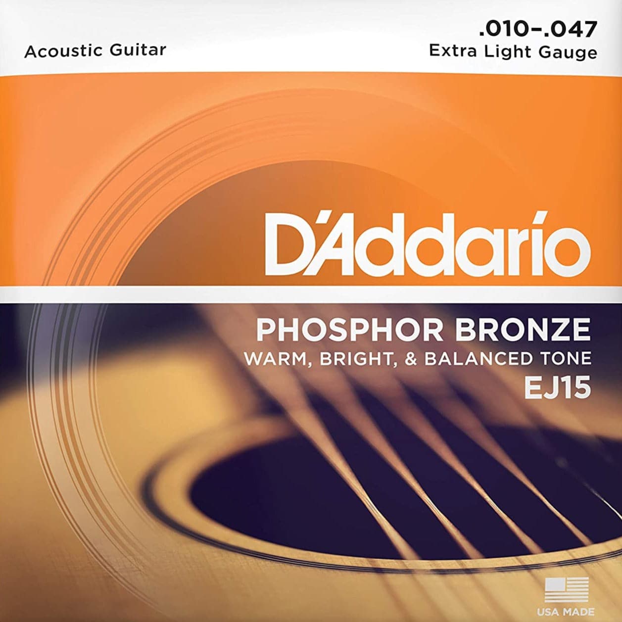 D Addario Strings EJ15 Phosphor Bronze Acoustic Guitar Strings