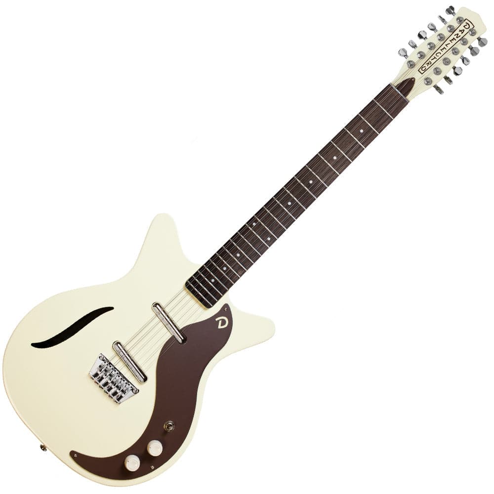 Danelectro Vintage 12 String Electric Guitar Vintage White