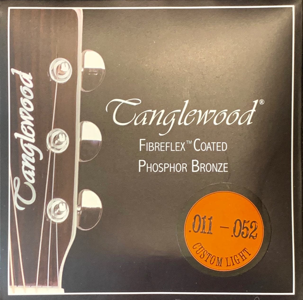 Tanglewood Phosphor Bronze FibreFlex Coated Acoustic Guitar Strings 11 52