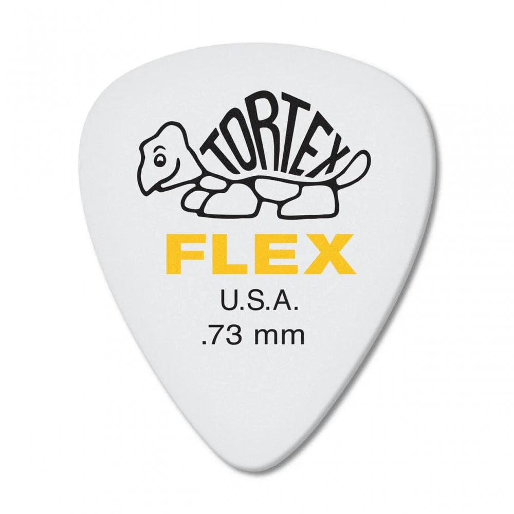 Jim Dunlop Tortex Flex Standard Plectrum Players Pack - 12 Pack - 0.73