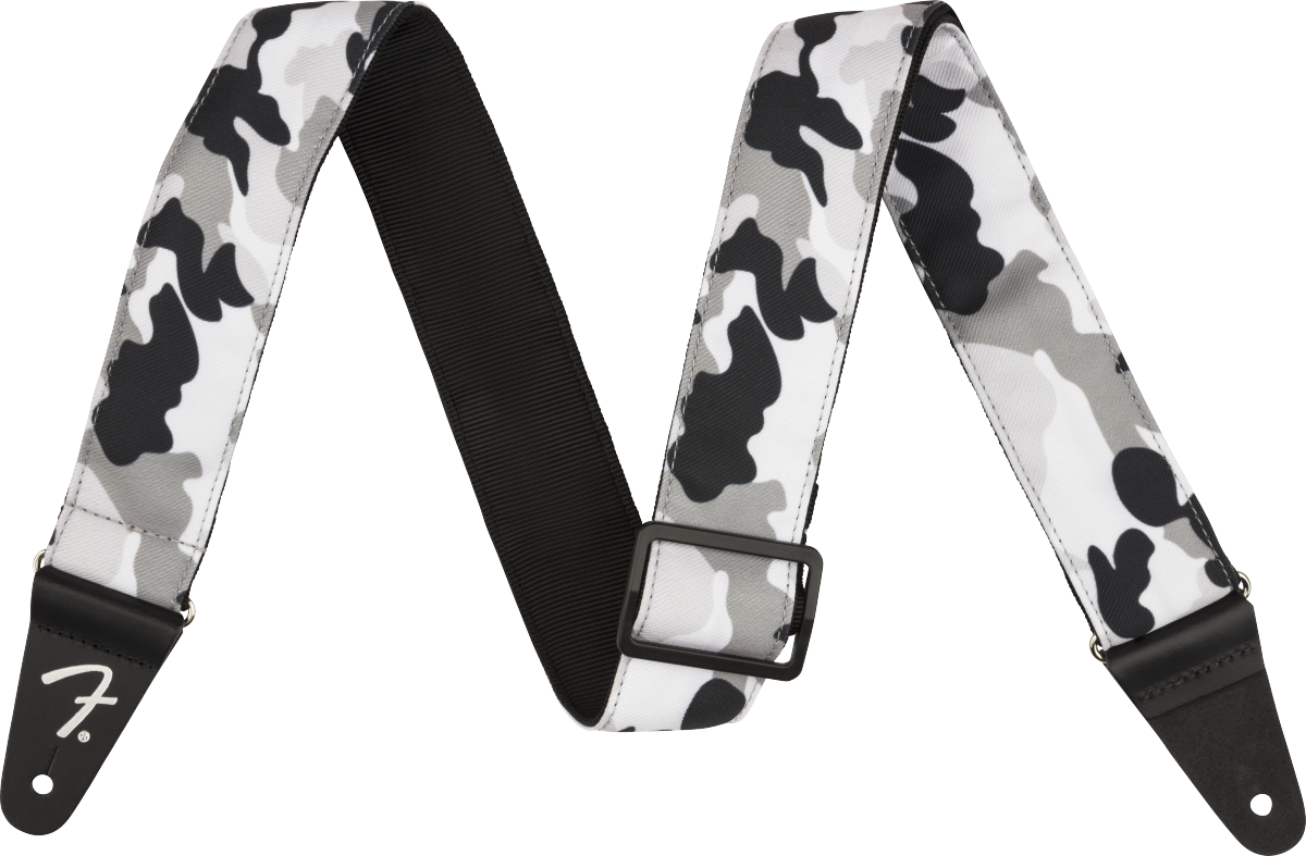 Fender Camo Strap, Winter, 2"