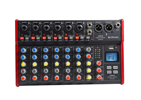 Citronic CSM-8 Audio Mixer with USB & Bluetooth