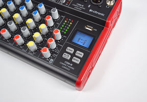 Citronic CSM-8 Audio Mixer with USB & Bluetooth