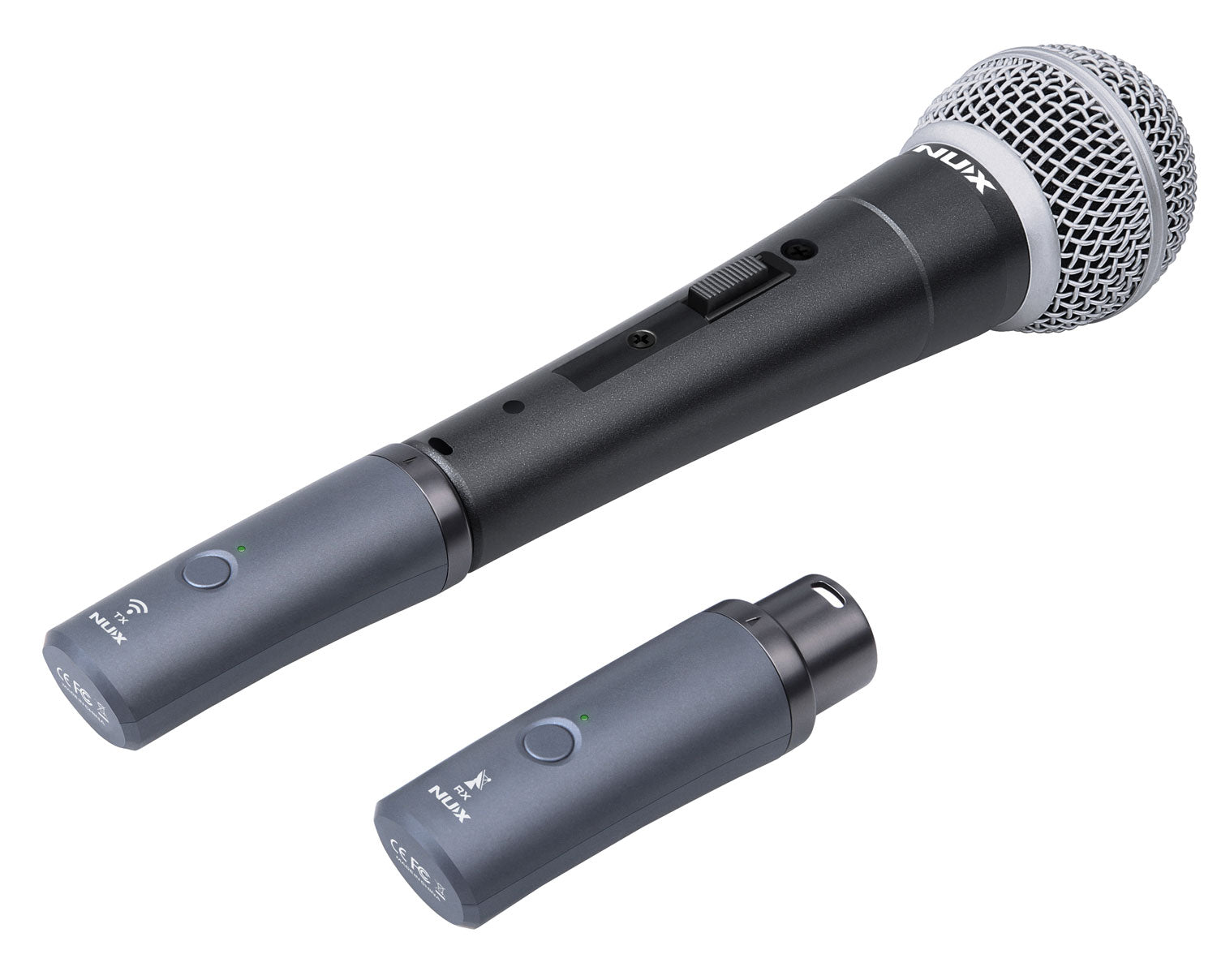 NU-X B-3RC Rechargeable Wireless XLR Mic System 2.4GHz