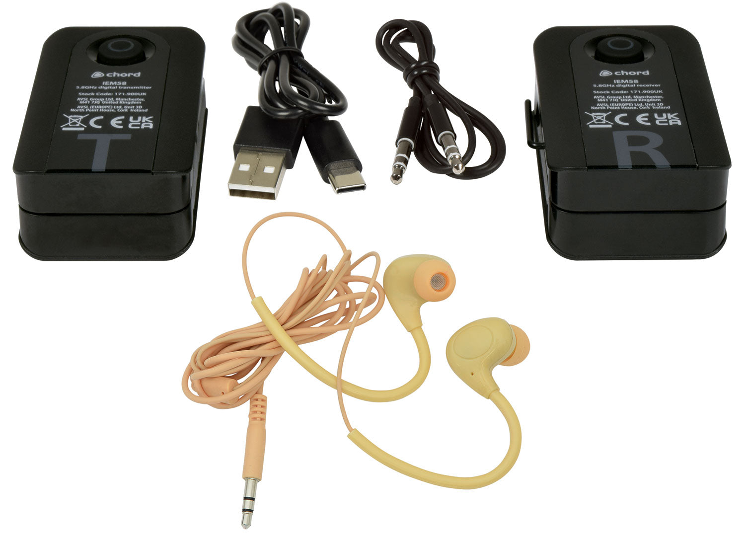 Chord IEM58 In-ear Monitoring set 5.8GHz