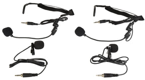 Chord NU20 Dual UHF Beltpack with Neckband + Lavalier Mic