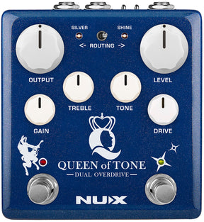 NU-X Queen of Tone Dual Overdrive Pedal