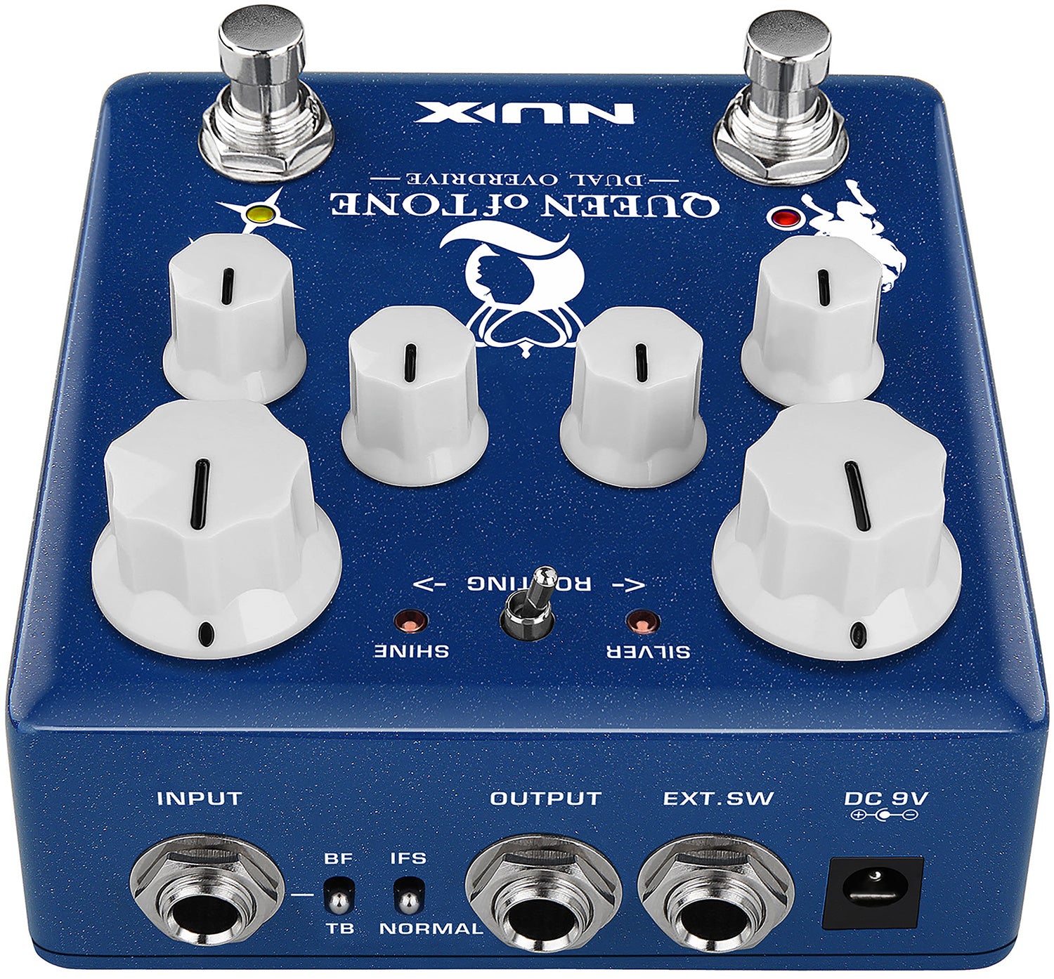 NU-X Queen of Tone Dual Overdrive Pedal