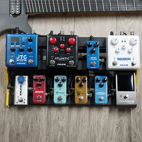 NU-X Medium Bumblebee Pedalboard + Bag + Accessories