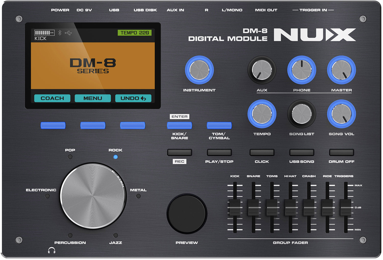 NU-X DM-8 Digital Drum Kit