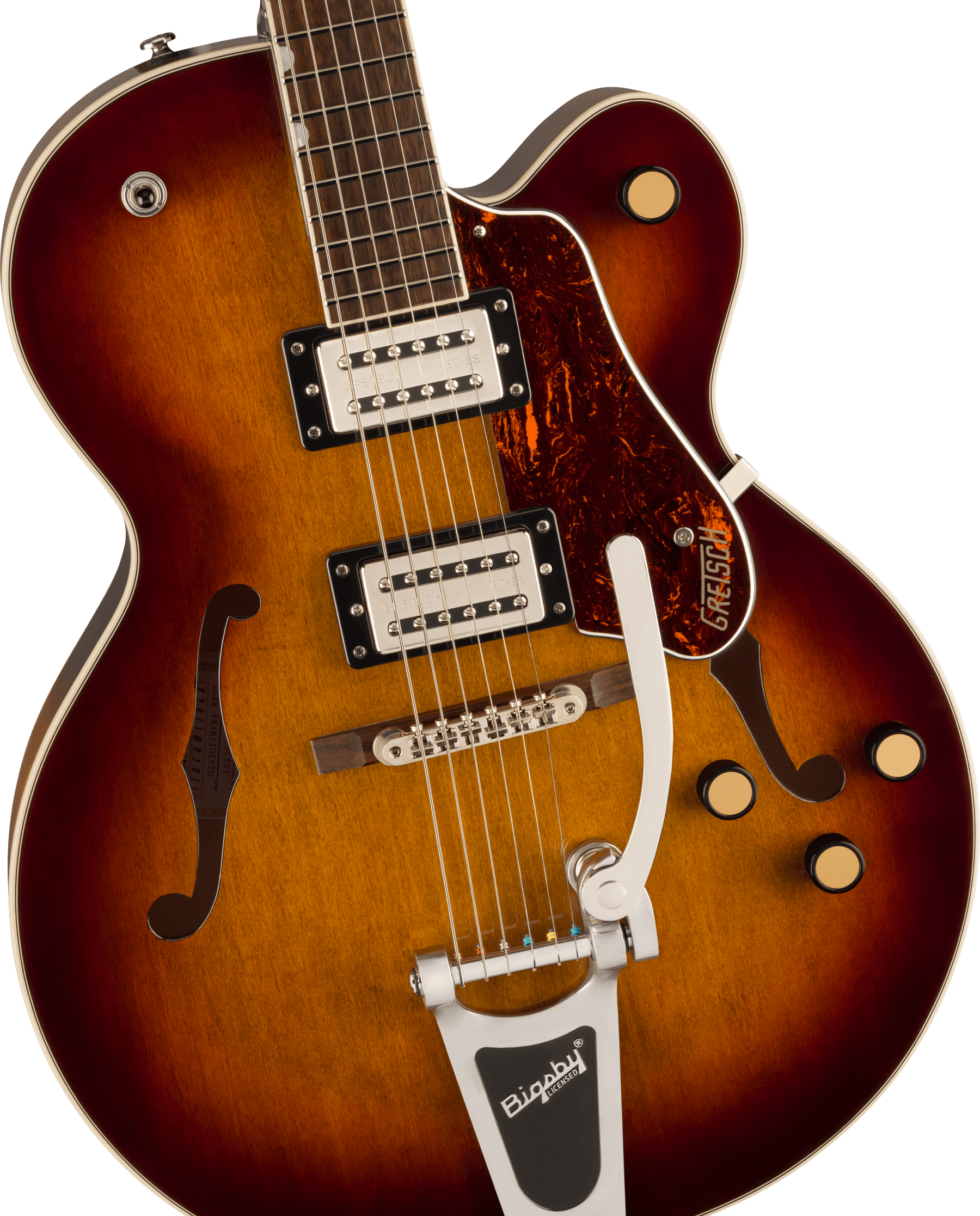 Gretsch G2420T Streamliner Hollow Body with Bigsby - Robusto Burst