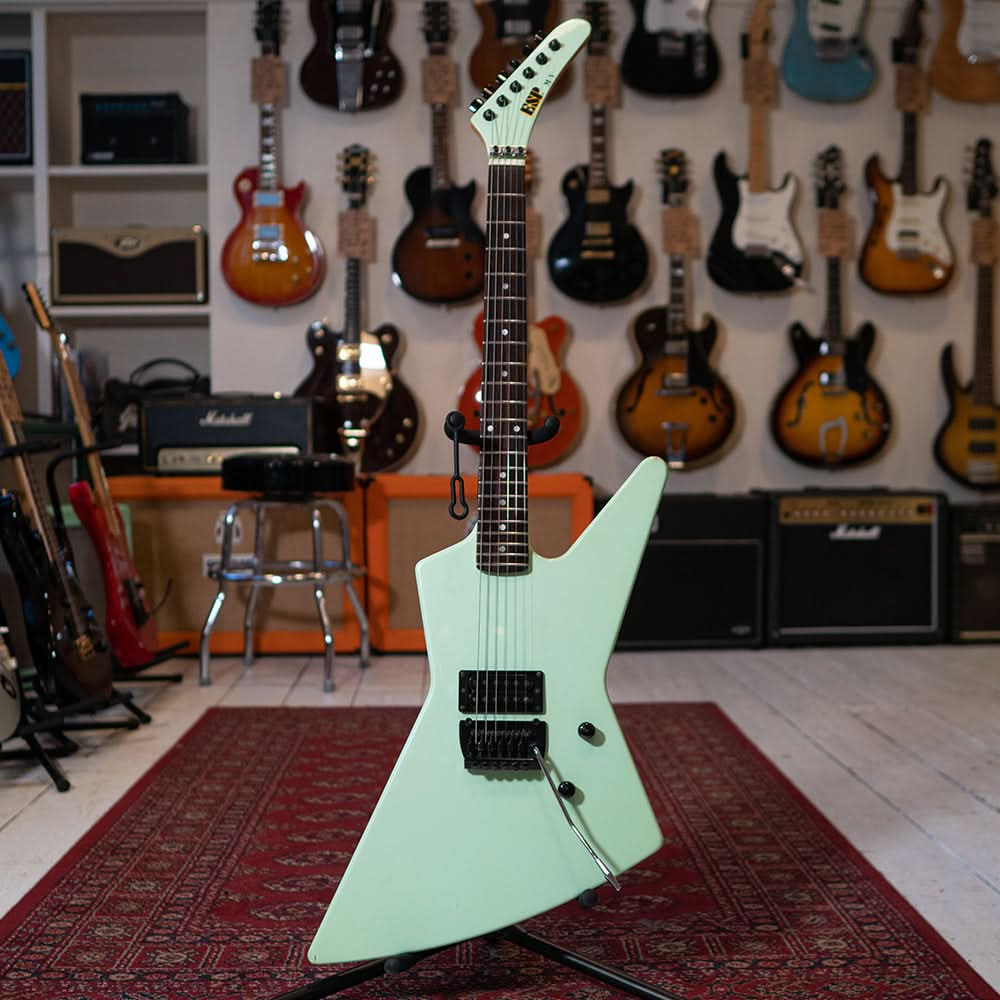 1986 ESP JAPAN M-V - Metallic Surf Green - Preowned