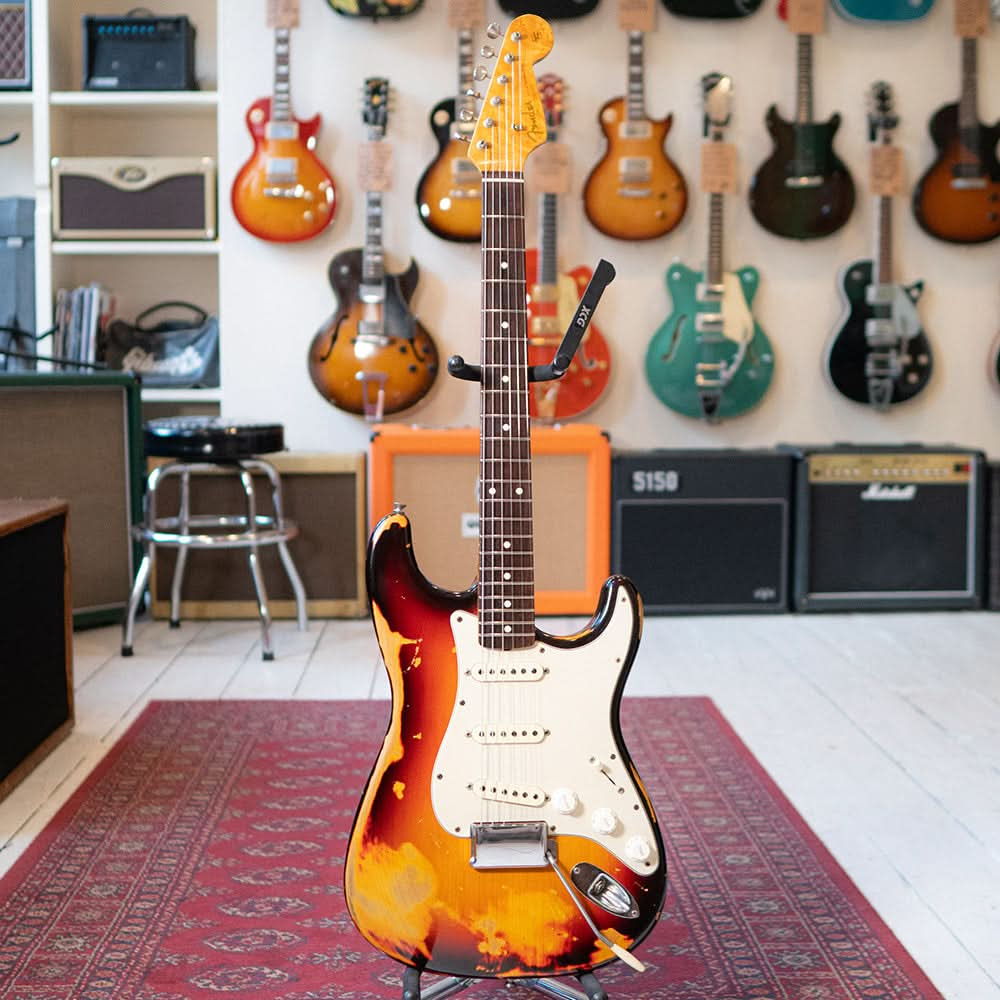 1997 Fender Custom Shop 1960 'Cunetto' Stratocaster - 3 Tone Sunburst Relic - OHSC - Preowned