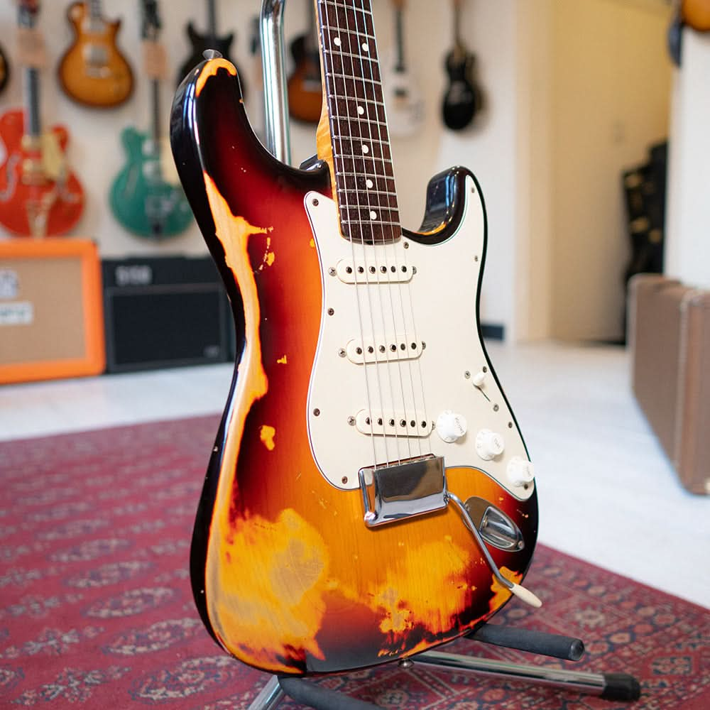 1997 Fender Custom Shop 1960 'Cunetto' Stratocaster - 3 Tone Sunburst Relic - OHSC - Preowned