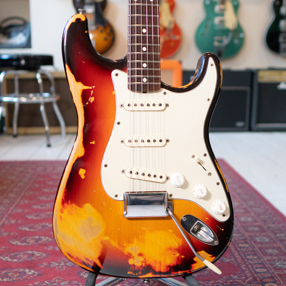 1997 Fender Custom Shop 1960 'Cunetto' Stratocaster - 3 Tone Sunburst Relic - OHSC - Preowned