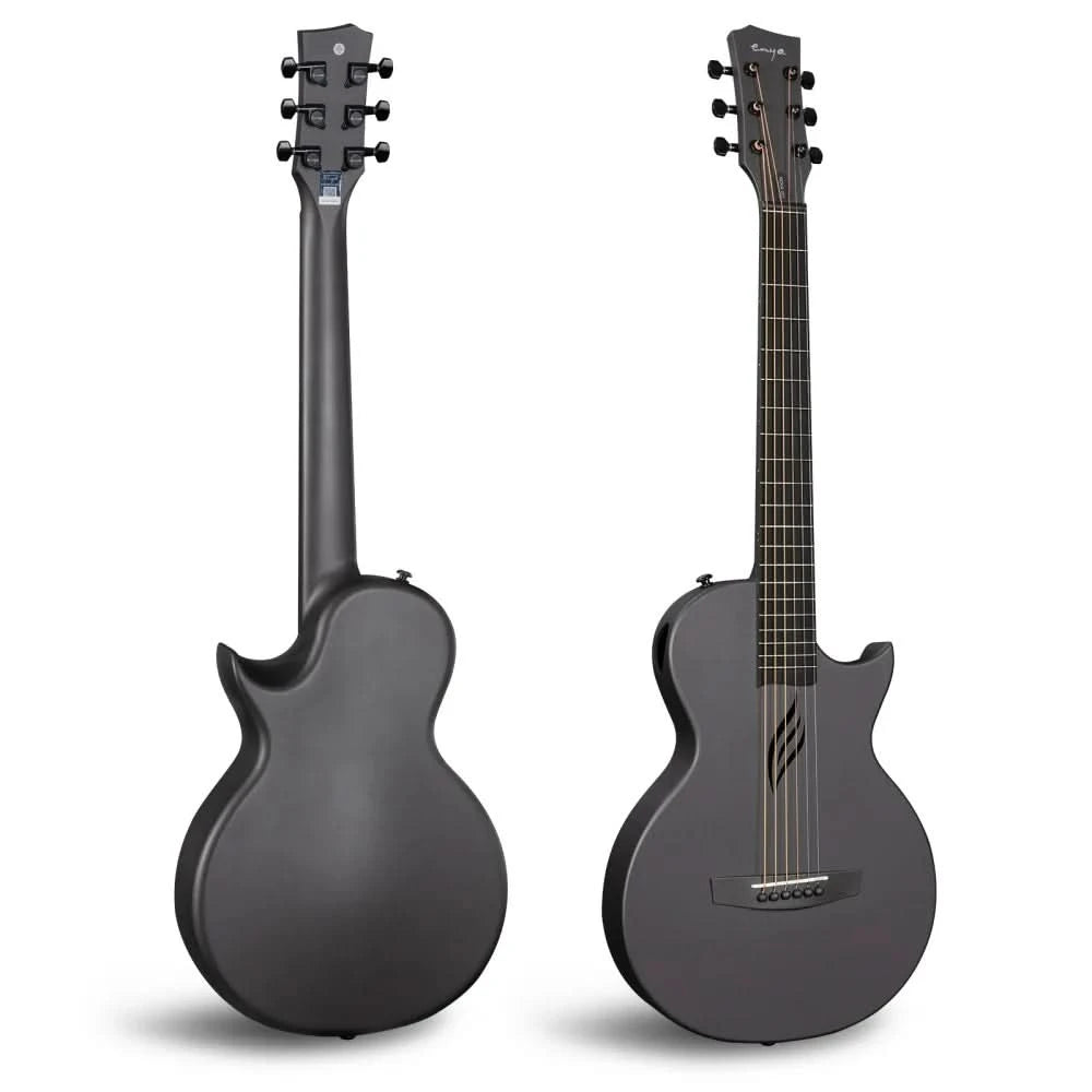 Enya Nova Go Black Carbon Fibre Acoustic Guitar With Effects