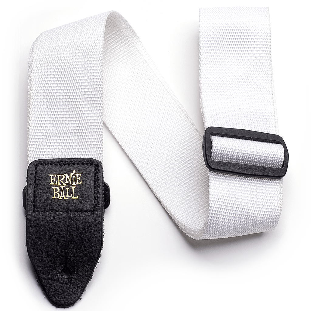 Ernie Ball Strap Polypro White