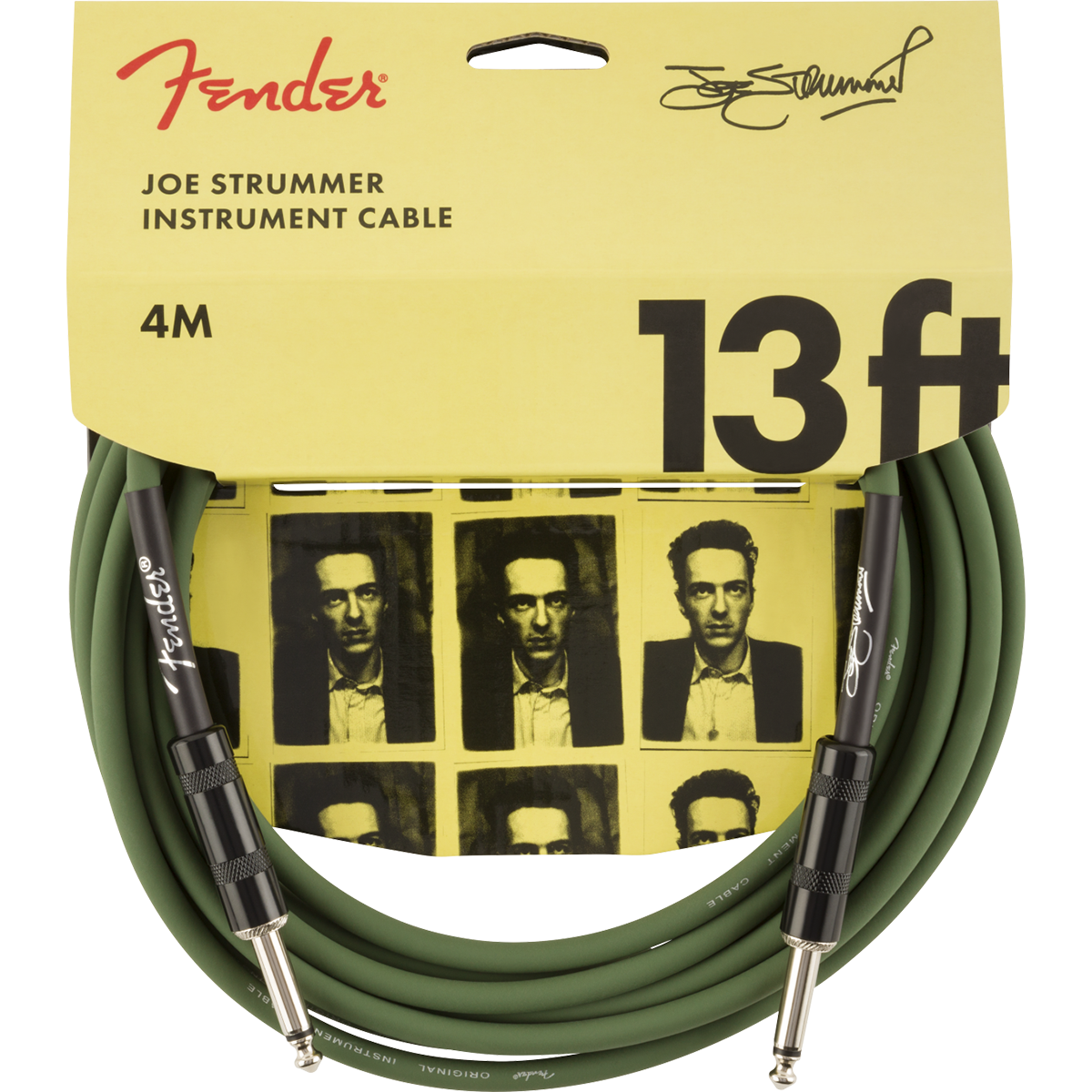 Fender Joe Strummer 13' Signature Instrument Cable Straight-Straight