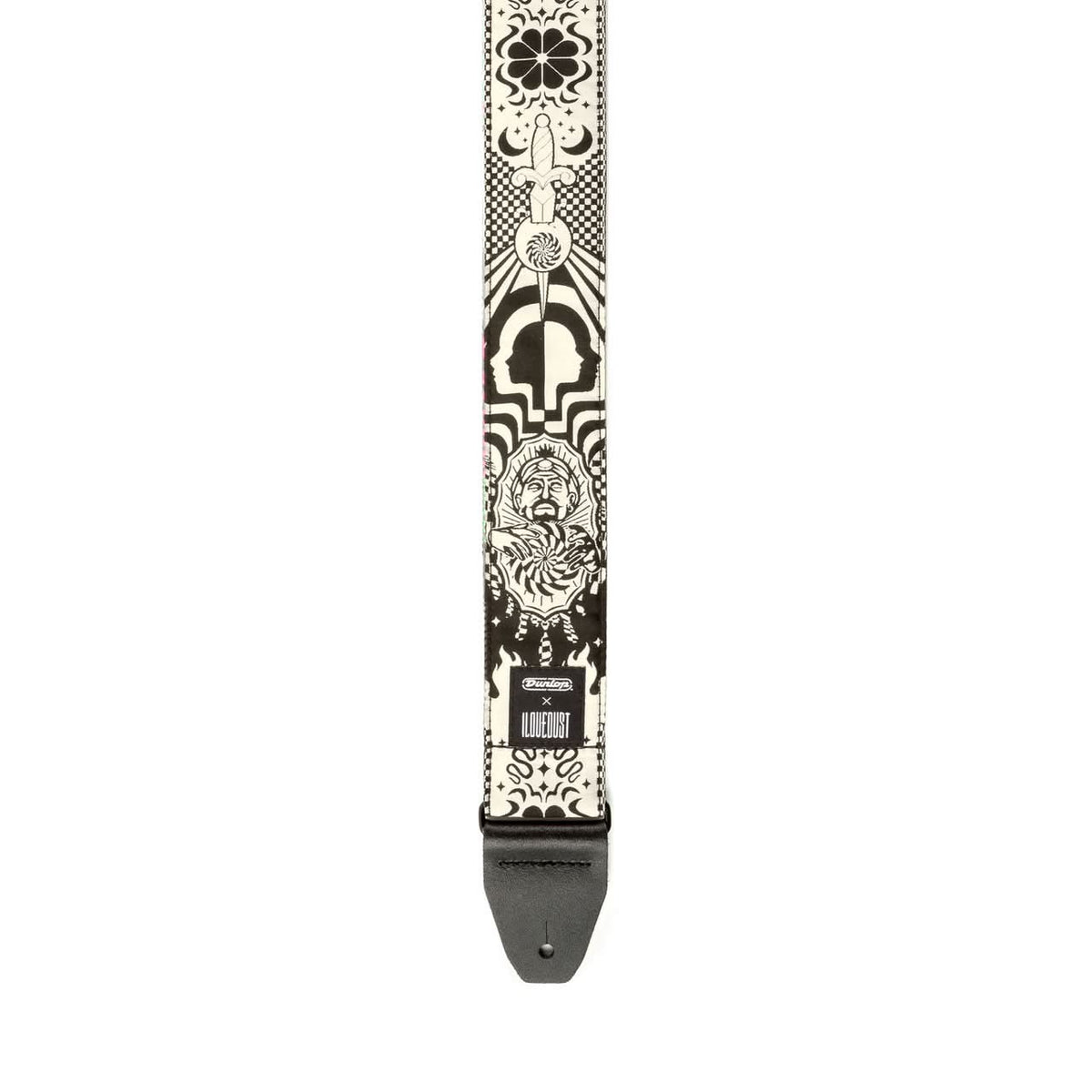 Jim Dunlop ILD15 I Love Dust Guitar Strap - Night Spells