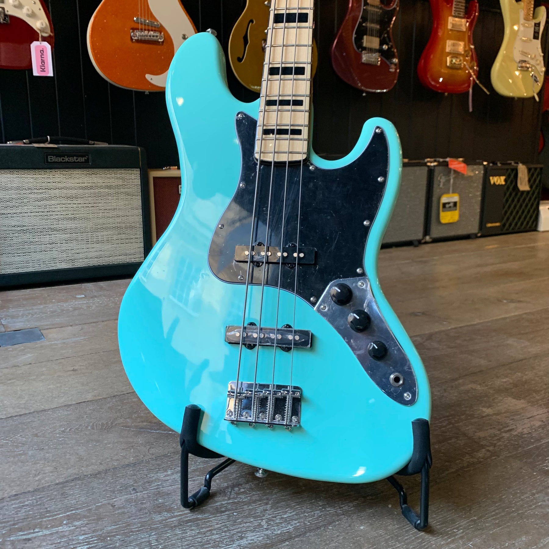 J&D Guitars Vintage Jazz Bass - Sky Blue - Preowned