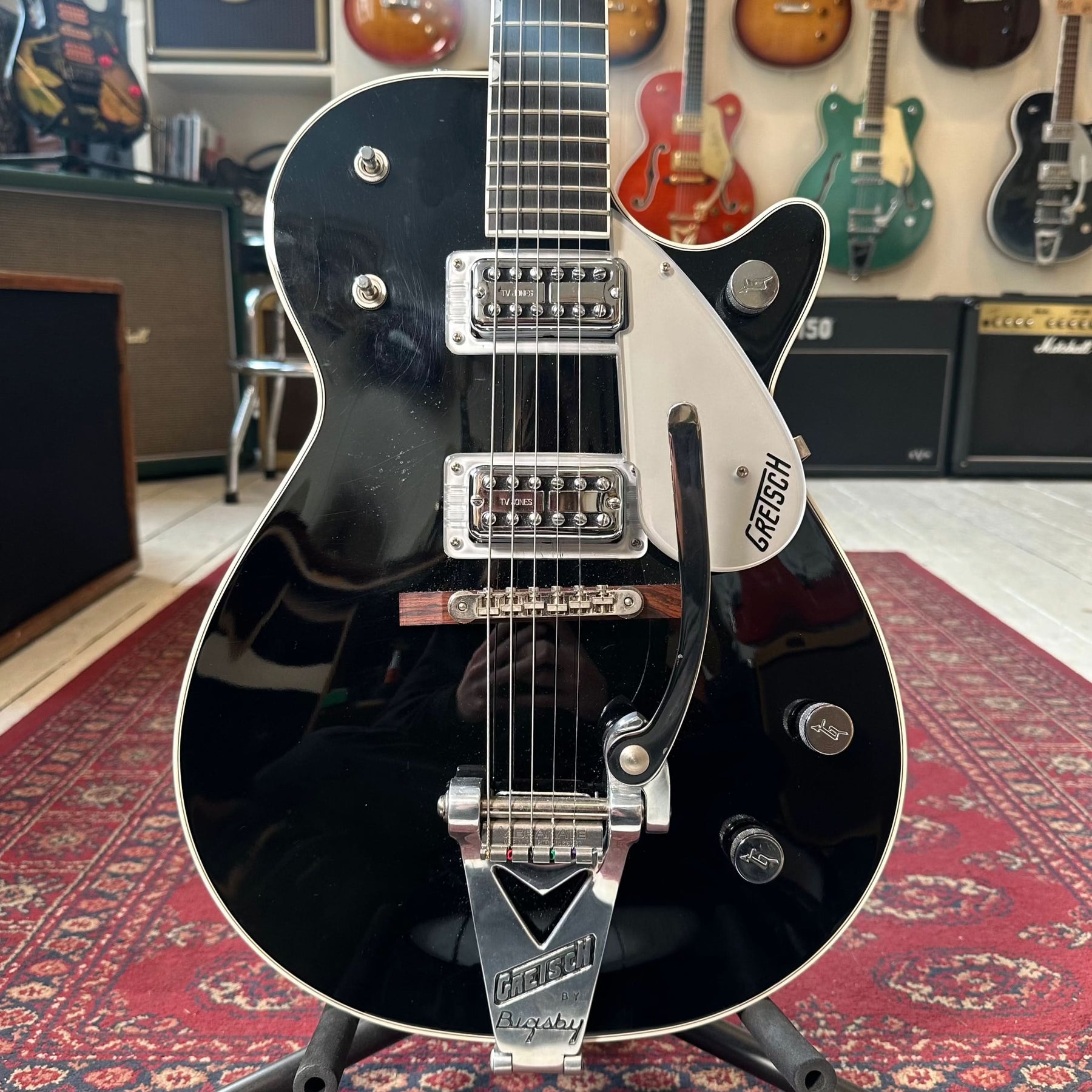 Gretsch Made In Japan G6128TVP Power Jet Ebony Fingerboard - Black - Preowned