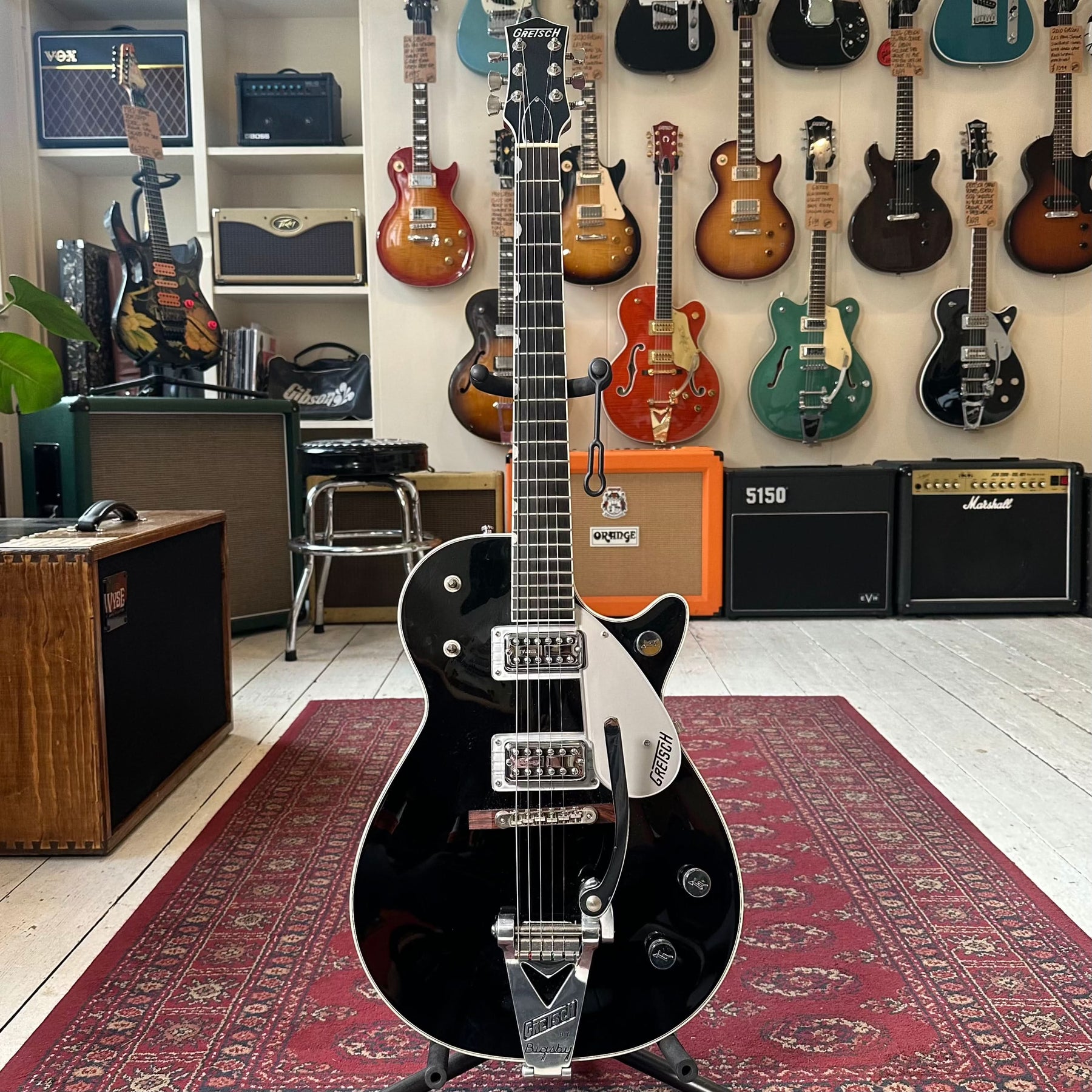 Gretsch Made In Japan G6128TVP Power Jet Ebony Fingerboard - Black - Preowned