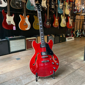 Sire Larry Carlton H7 Semi-Hollow Electric Guitar - See Through Red - Preowned