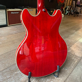 Sire Larry Carlton H7 Semi-Hollow Electric Guitar - See Through Red - Preowned