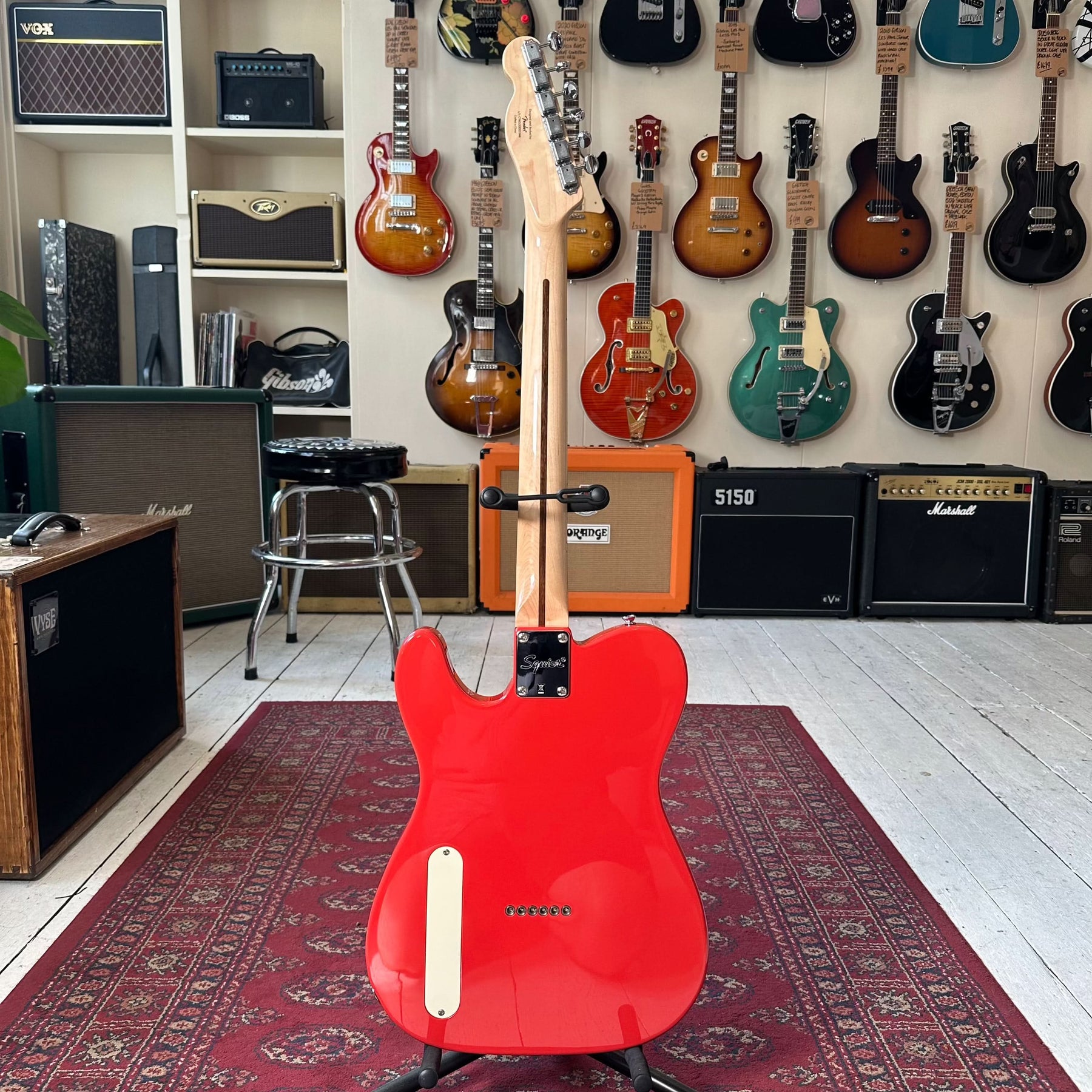 Squier Paranormal Cabronita Telecaster Thinline - Fiesta Red - Preowned