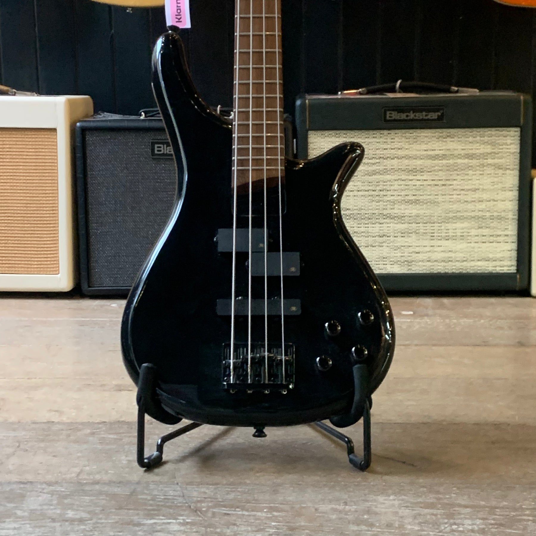 SX Bass Collection Electric Bass Guitar - Black - Preowned