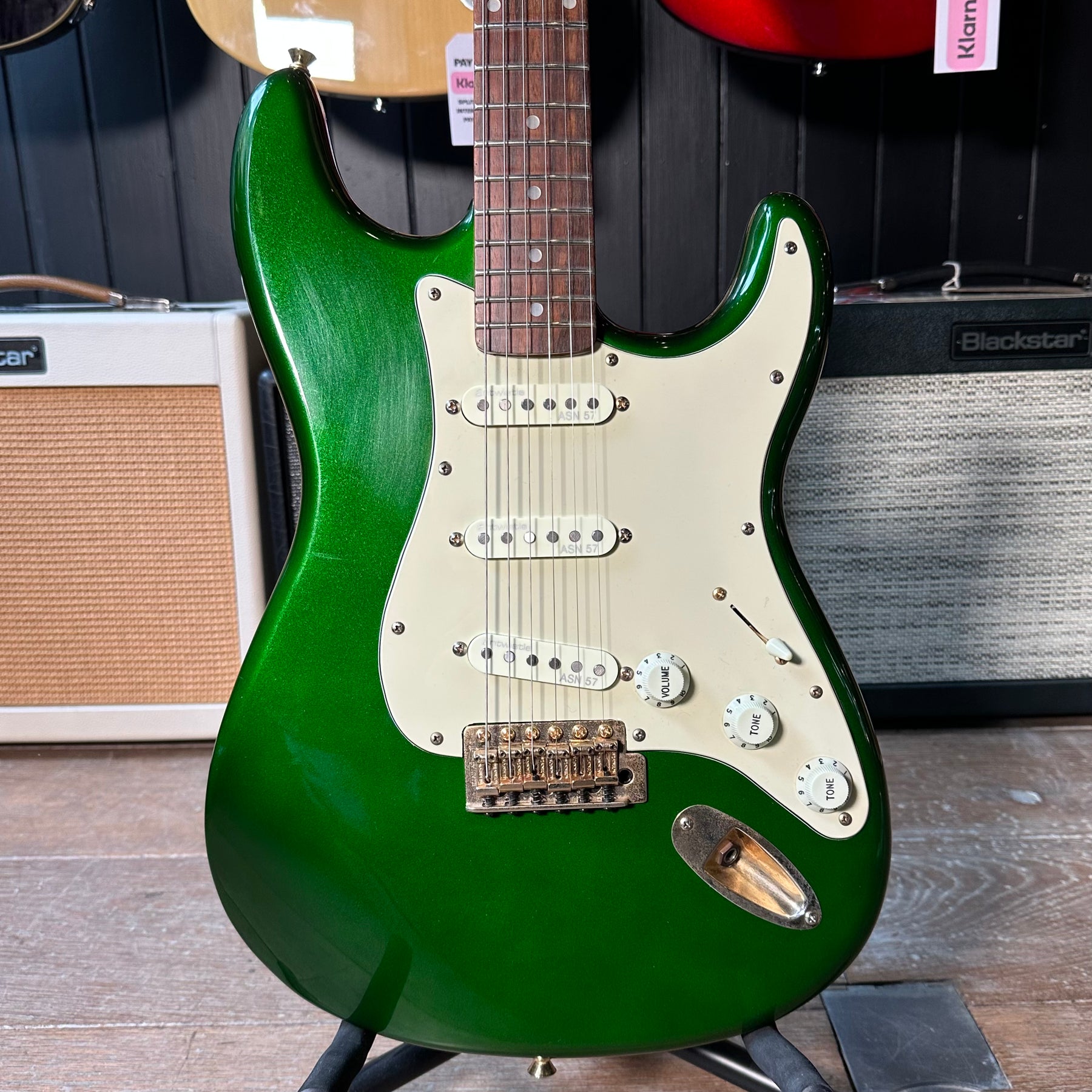 Revelation - RTS-62 Strat - Emerald Green - Preowned