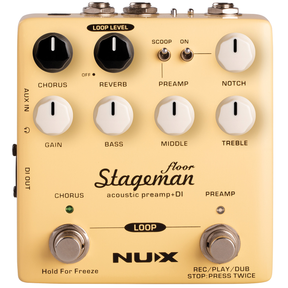 NU-X Stageman Floor Acoustic Preamp DI Pedal