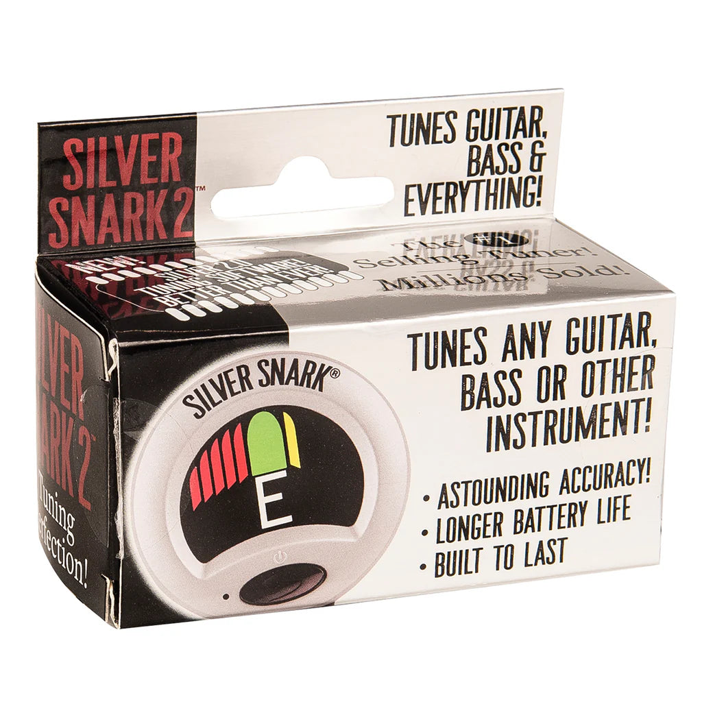 Silver Snark 2 Clip-on All Instrument Tuner ~ Silver