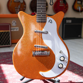 Danelectro '59M NOS Electric Guitar ~ Orange Metal Flake