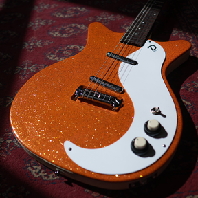 Danelectro '59M NOS Electric Guitar ~ Orange Metal Flake