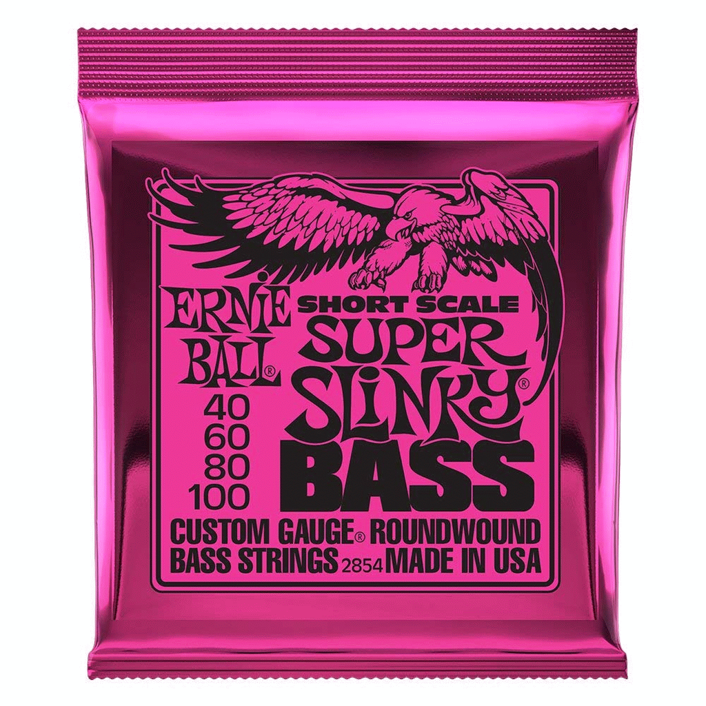 Ernie Ball SHORT SCALE SUPER SLINKY BASS SET 40-100