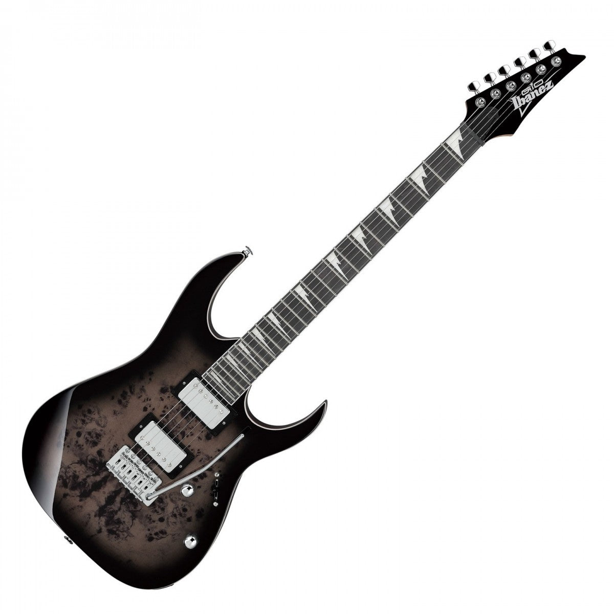 Ibanez GIO GRG220PA1 HH - Transparent Brown Black Sunburst