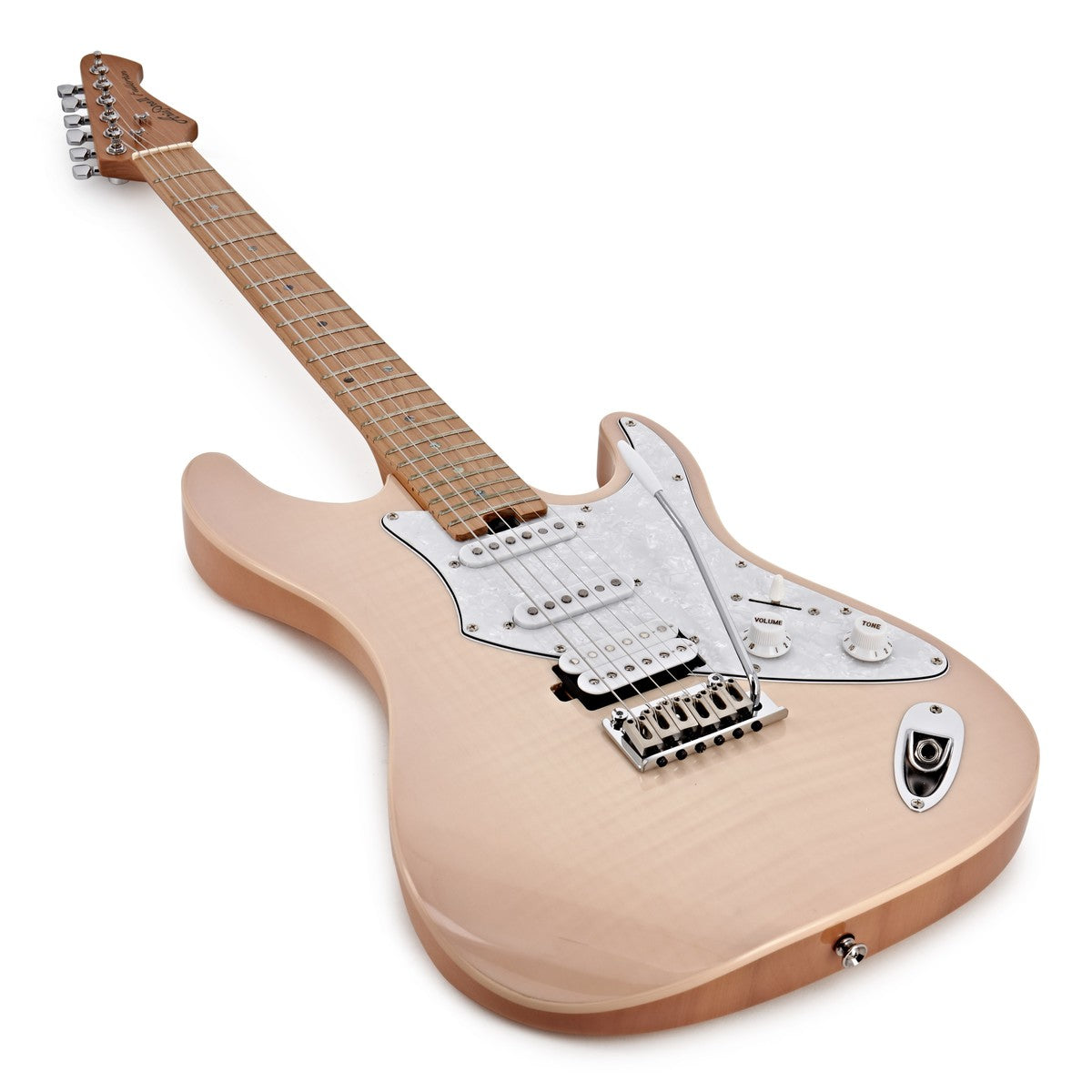 Aria Pro II 714 MK2 Hot Rod Collection Electric Guitar - Marble White