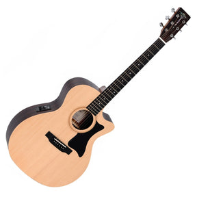 Sigma GTCE Electro Acoustic Guitar - Natural with Torch inlay