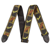 Fender Monogrammed Guitar Strap - Black & Brown (0990681000)