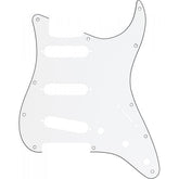 Fender Genuine 11 Hole Stratocaster Pickguard Scratchplate 3 Ply - White (0991360000)