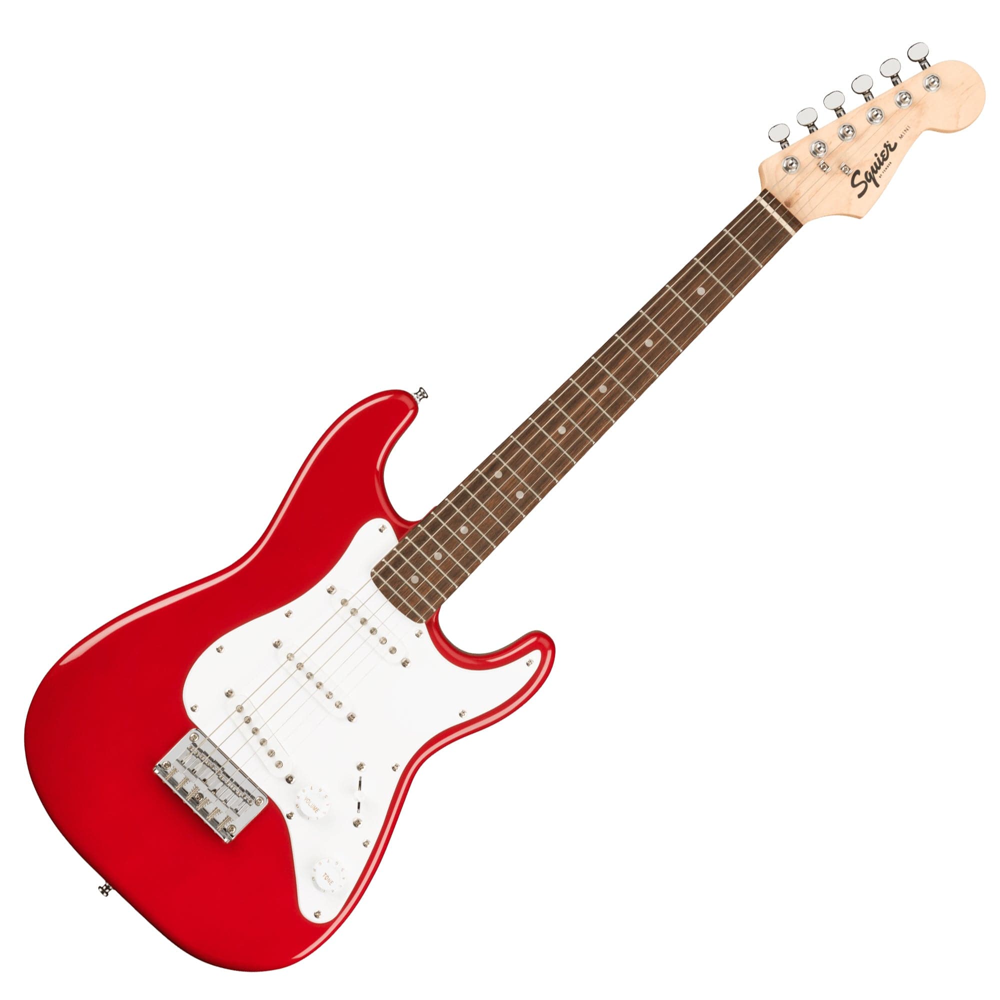 Squier Mini 3 4 Stratocaster Electric Guitar Dakota Red