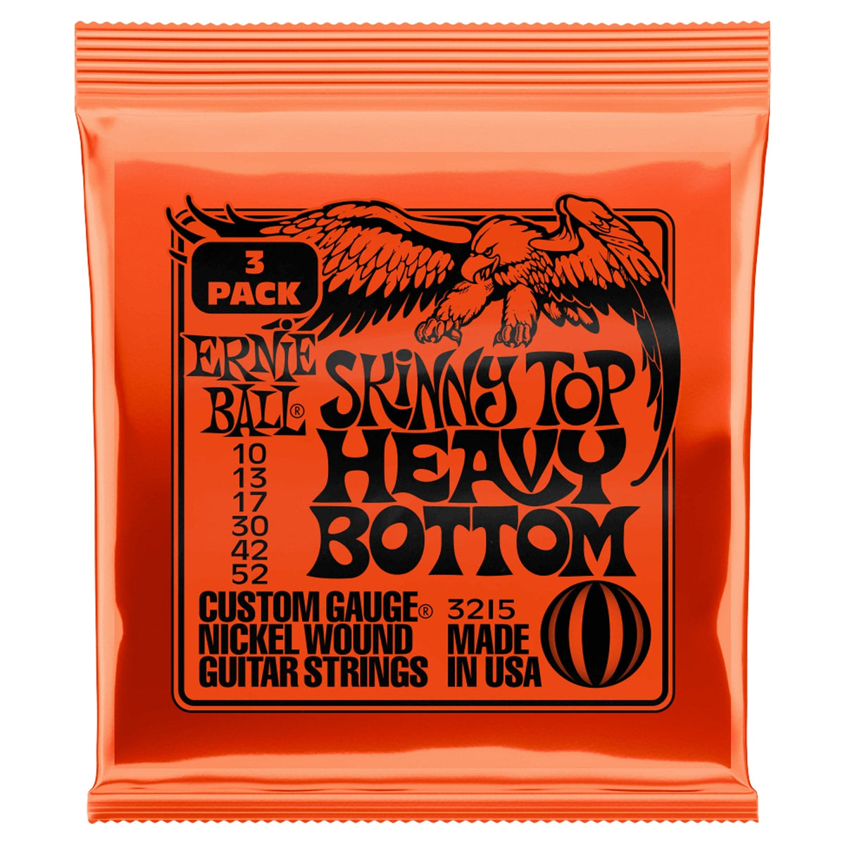 Ernie Ball Skinny Top Heavy Bottom Electric Guitar Strings 10 46