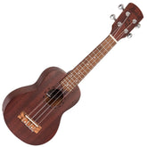 Laka Sapele Series Soprano Ukulele & Bag ~ Chocolate